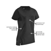 CEP - tricou tehnic - crew shirt short sleeve - black