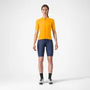Castelli - tricou ciclism maneca scurta tailored fit - Espresso W Jersey - portocaliu
