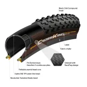 Continental - anvelopa pliabila bicicleta MTB 27.5 inch Mountain King Protection SL - 27.5x2.8 - 70-584