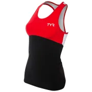 TYR - Maiou Triathlon pentru femei - negru rosu