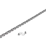 Miche - lant bicicleta electrica 12 viteze, 138 zale E-bike chain - gri argintiu