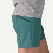 Patagonia - sort - W Landfarer Bike Shorts Wetland Blue - Albastru