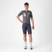 Castelli - tricou ciclism maneca scurta tailored fit - Espresso R--A/D Jersey - gri inchis Smokey