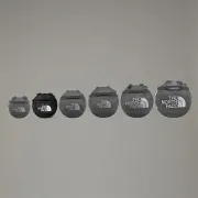 The North Face - geanta - Base Camp Duffel Small - Negru | Alb