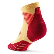 CEP - sosete compresie sub glezna - run socks low cut 5.0 - marigold | burgundy