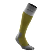 CEP - sosete compresie medii - hiking light merino socks W - olive | grey