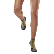 CEP - sosete compresie peste glezna - hiking light merino low-cut socks W - sand | grey