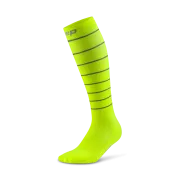 CEP - sosete compresie inalte - PRO run socks reflective tall 3.0 - neon yellow