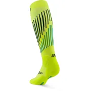 CEP - sosete compresie inalte - run socks merino tall 3.0 - lime | blue