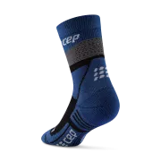 CEP - sosete compresie medii - max cushion hiking merino mid-cut - grey I blue