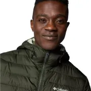 Columbia - Geaca Barbati Columbia Powder Lite II Hooded - verde