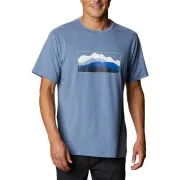 Columbia - Tricou Barbati Columbia Tech Trail Graphic Tee - albastru