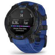 Garmin INSTINCT 3 - 45 mm AMOLED negru cu curea albastru inten | neagră - smartwatch robust cu GPS
