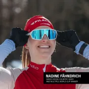 Ochelari de soare electro fotocromatici React Swiss REV SKY - lentila albastra si rama alba - masura S