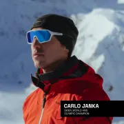 Ochelari de soare electro fotocromatici React Swiss REV SKY - lentila albastra si rama alba - masura S