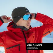 Ochelari de soare electro fotocromatici React Swiss REV SKY - lentila albastra si rama neagra - masura S