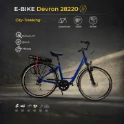 Bicicleta electrica Devron 28220 - 28 inch, M, Albastru