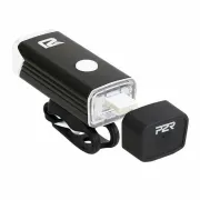Set Lumini Bicicleta P2R NITION 10C USB, Acumulator Li-Pol, Negru