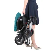 Tricicleta Ultrapliabila QPlay Nova Rubber - Turcoaz