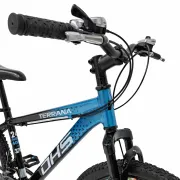 Bicicleta Copii Dhs Terrana 2423, model 2026 - 24 Inch, Albastru-Negru