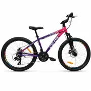 Bicicleta Copii Dhs Terrana 2423, model 2026 - 24 Inch, Roz-Violet
