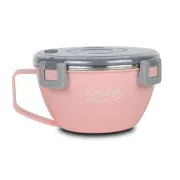 Caserola rotunda Nava We care 850 ml roz
