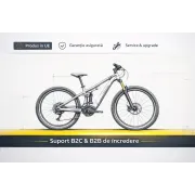 Bicicleta Full suspension DHS Polar Flash - 26 Inch, Negru