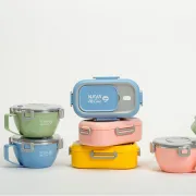 Lunchbox Nava We care 800 ml roz