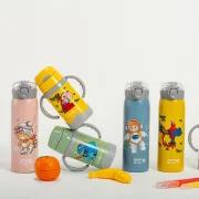 Sticla termoizolanta Nava We care 300 ml albastru