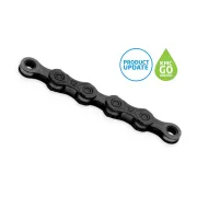 Lant KMC X12 Waxed Black – 12 viteze, 1/2 X 11/128, 126 zale, Negru