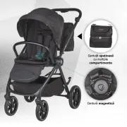 Carucior modular 2in1 Coccolle Serry Jet black