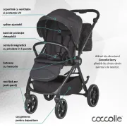 Carucior modular 2in1 Coccolle Serry Jet black