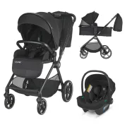 Carucior modular 3in1 Coccolle Lissia Anthracite+Scoica auto iSize Coccolle Knox Black