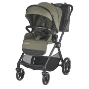 Carucior modular 4in1 Coccolle Lissia Moss green cu Scoica auto iSize Coccolle Knox Black si Baza isofix iSize Coccolle Knox