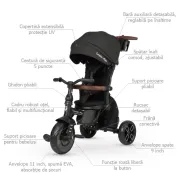 Tricicleta ultrapliabila Qplay Comfo Max Negru