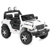 JEEP WRANGLER RUBICON WHITE - Masina de jucarie cu baterie