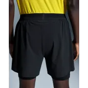 Pantaloni scurți 2in1 On 5" Performance - negru | alergare