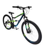 Bicicleta Full suspension DHS Polar Flash - 26 Inch, Negru