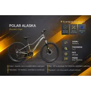 Bicicleta Copii polar Alaska - 24 Inch, Gri