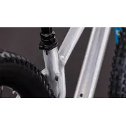 BICICLETA CUBE REACTION TM ONE RAWMETAL BLUE 2026 cadru L (19") - roti 29