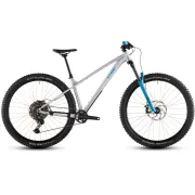 BICICLETA CUBE REACTION TM ONE RAWMETAL BLUE 2026 cadru XS (14") - roti 27.5