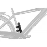 Lacat pliabil Force Fold 80 cm 6 elemente negru cu suport