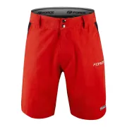 Pantaloni Force Blade MTB cu sub-pantaloni cu bazon rosu XL