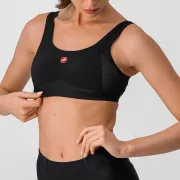 Bustiera Castelli Rosso Corsa, pentru femei, Negru, XL