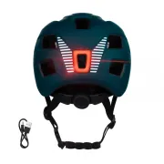 Casca Force Zebu cu lumina, teal XS-S (46-52 cm)