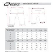 Pantaloni Force Blade MTB cu sub-pantaloni cu bazon, Rosu, XS