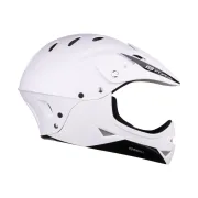 Casca Force Downhill Junior, alb mat S/M