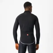 Jacheta de ploaie Castelli Ultra Rain Cape, pentru barbati, negru/argintiu reflex, XXL