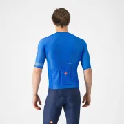 Tricou cu maneca scurta Castelli Climbers A/C, pentru barbati, albastru Italia/albastru belgian, XXL