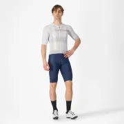 Tricou cu maneca scurta Castelli Climbers A/C, pentru barbati, gri argintiu/rosu, XXL